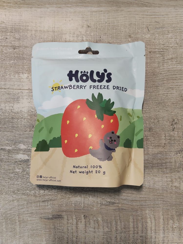 Holy's 草莓乾商品照，大仔家