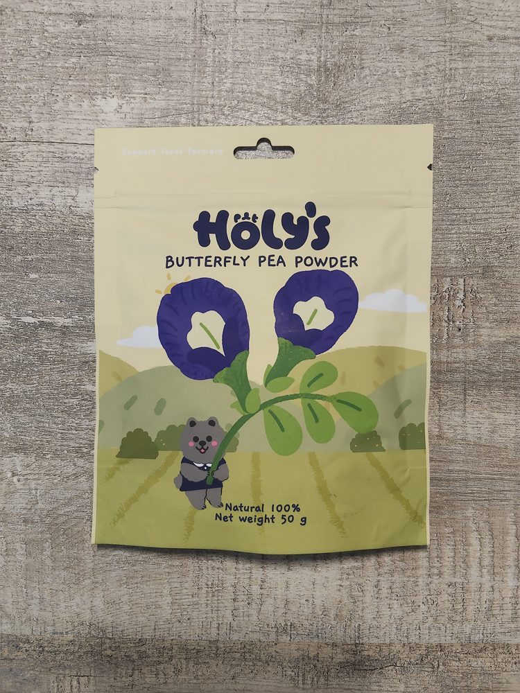 Holy's 蝶豆花粉商品照，大仔家