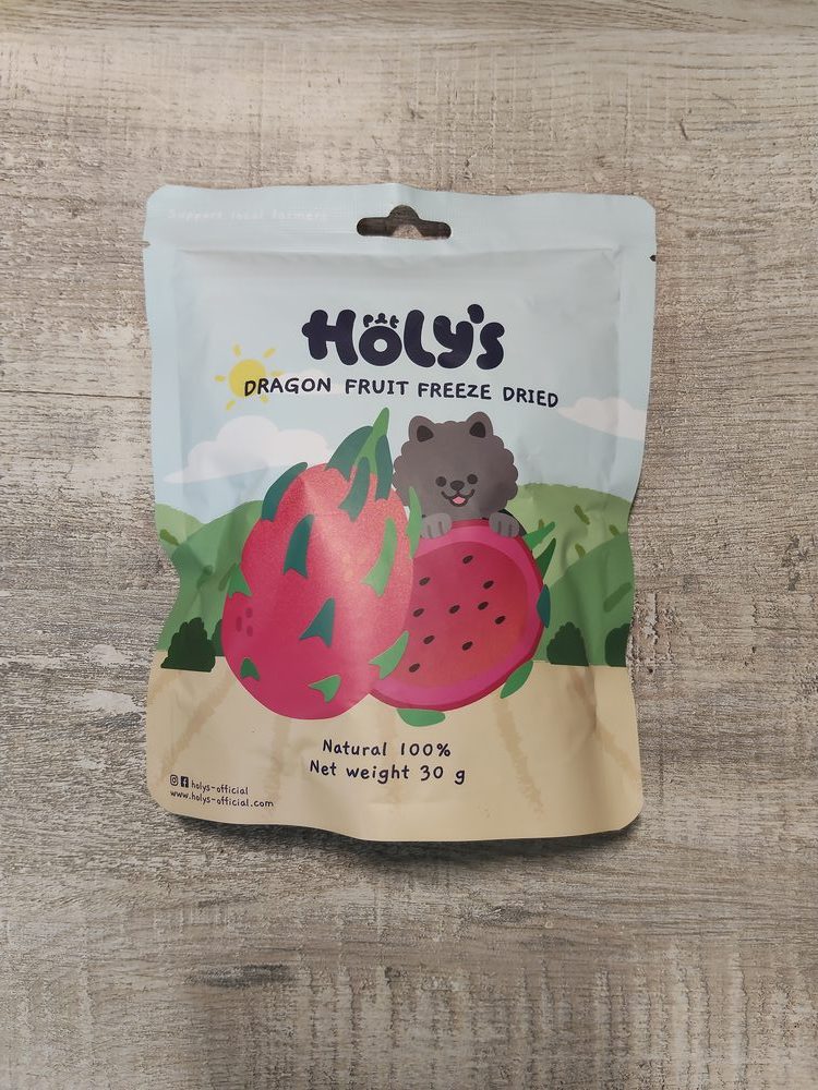 Holy's 火龍果乾商品照，大仔家