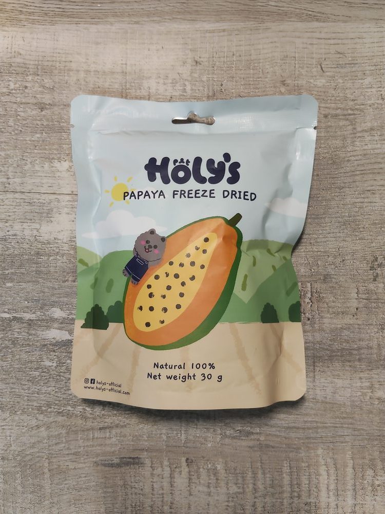 Holy's 木瓜乾商品照，大仔家