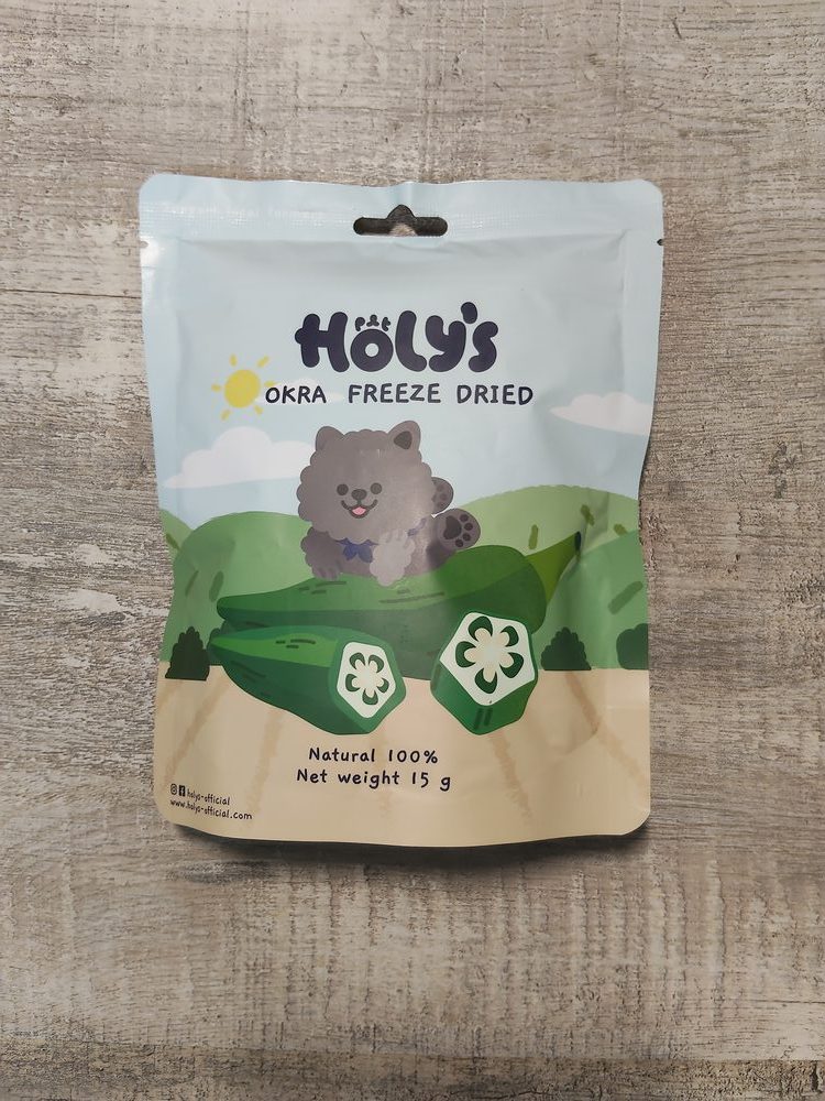 Holy's 秋葵乾商品照，大仔家